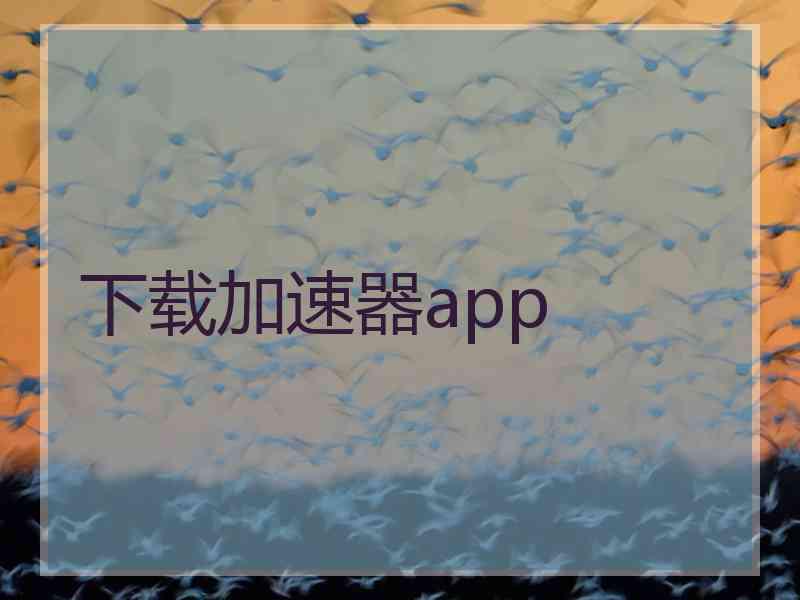 下载加速器app