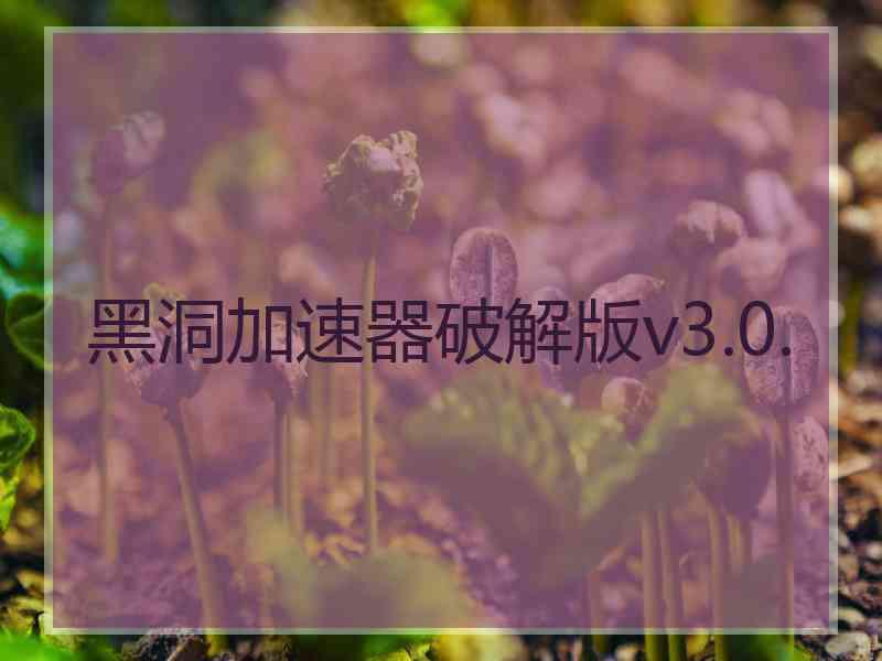 黑洞加速器破解版v3.0.