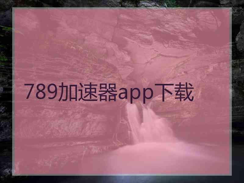 789加速器app下载