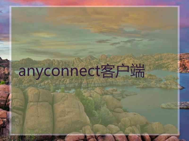 anyconnect客户端