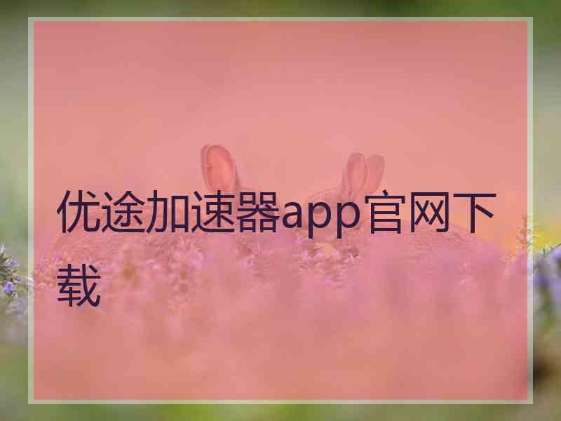 优途加速器app官网下载