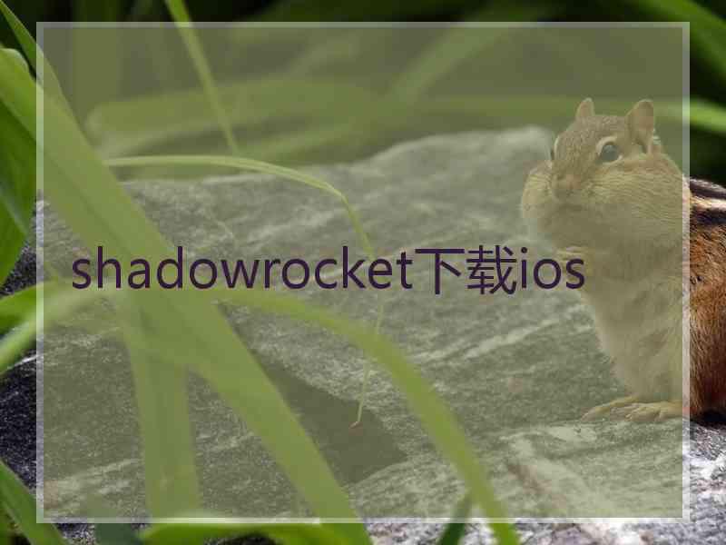 shadowrocket下载ios